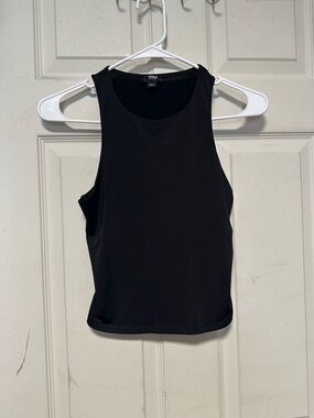 Express Black High-Neck Tank Top